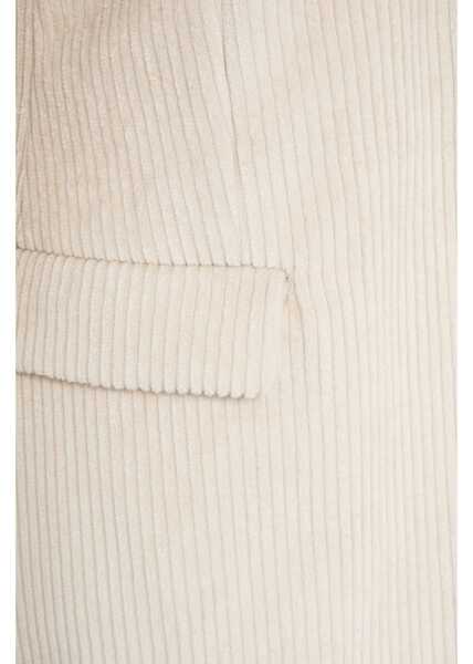 Sacouri Otto d ame Corduroy blazer Beige Femei (BM 19029805) 5