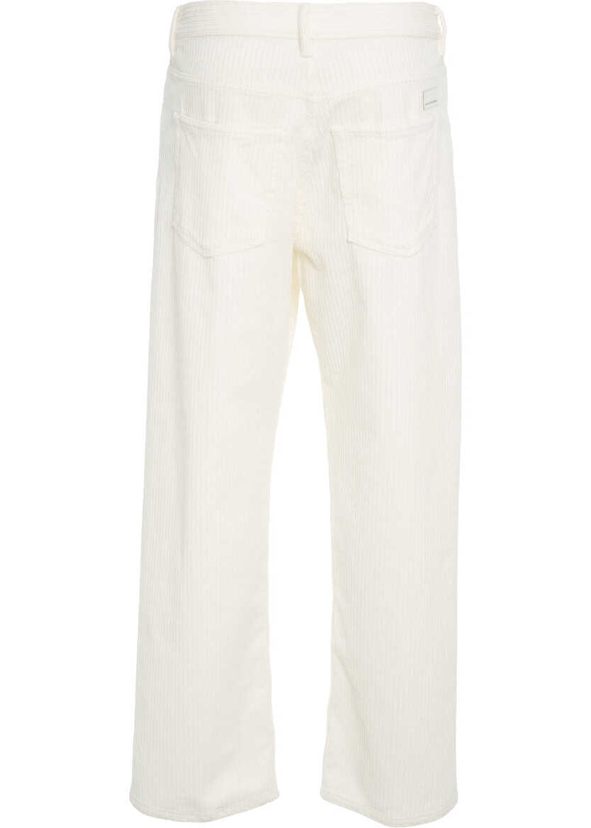 Pantaloni casual Nine in the morning Corduroy pants White Barbati (BM 19029808) 4
