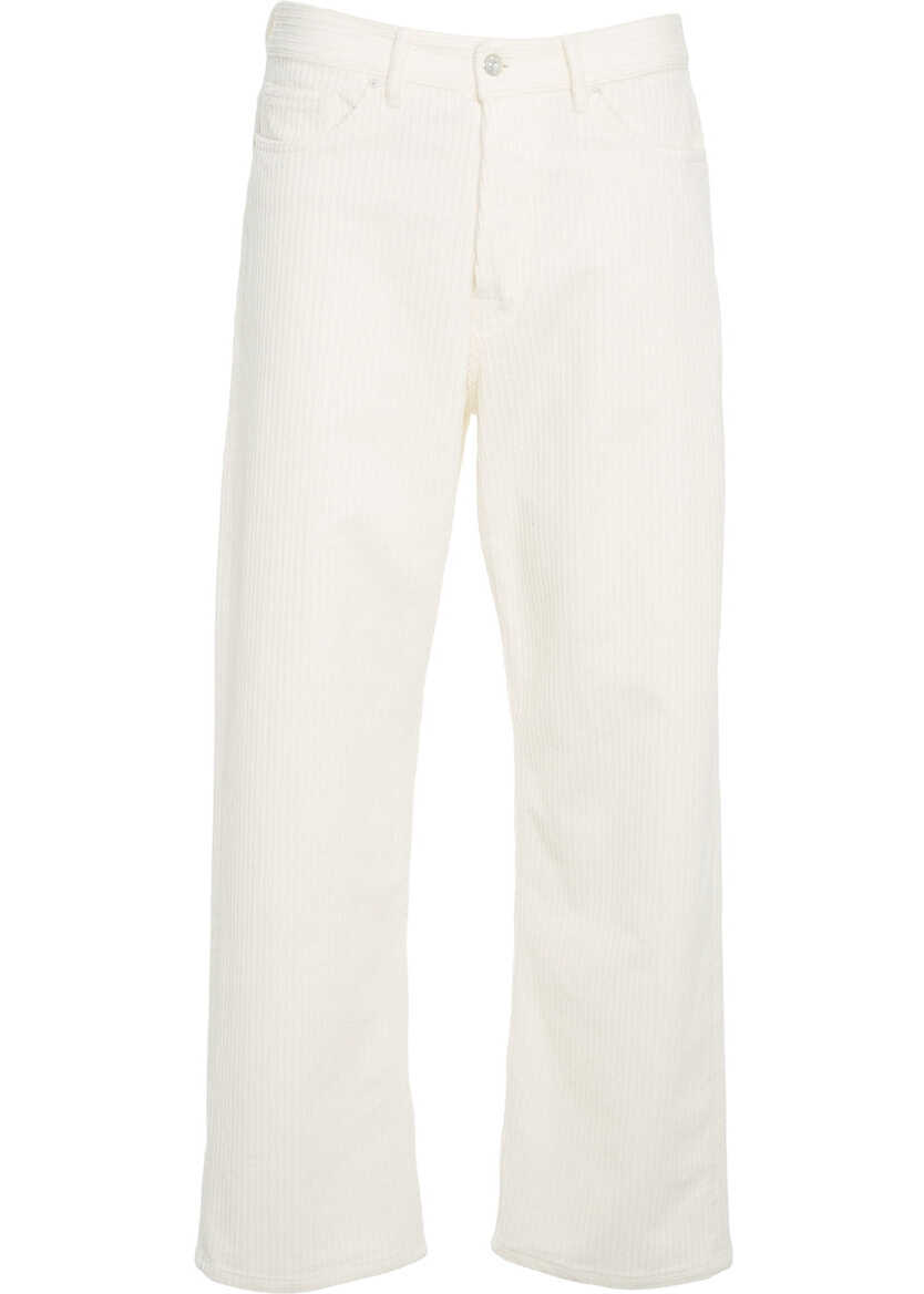 Pantaloni casual Nine in the morning Corduroy pants White Barbati (BM 19029808) 1