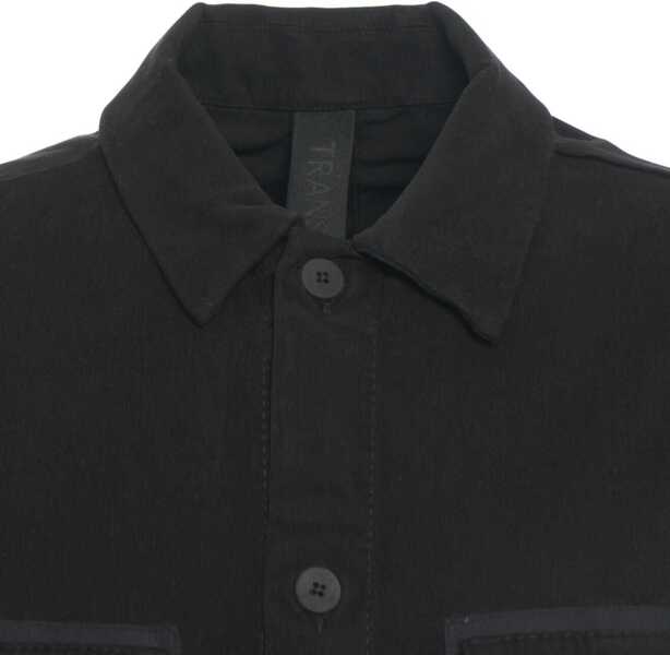 Jachete Transit Overshirt with patch pockets Black Barbati (BM 19029814) 4
