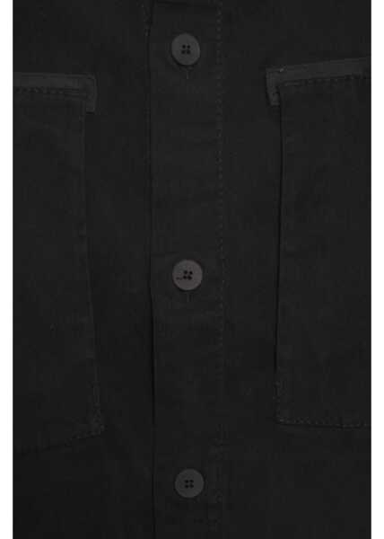 Jachete Transit Overshirt with patch pockets Black Barbati (BM 19029814) 5