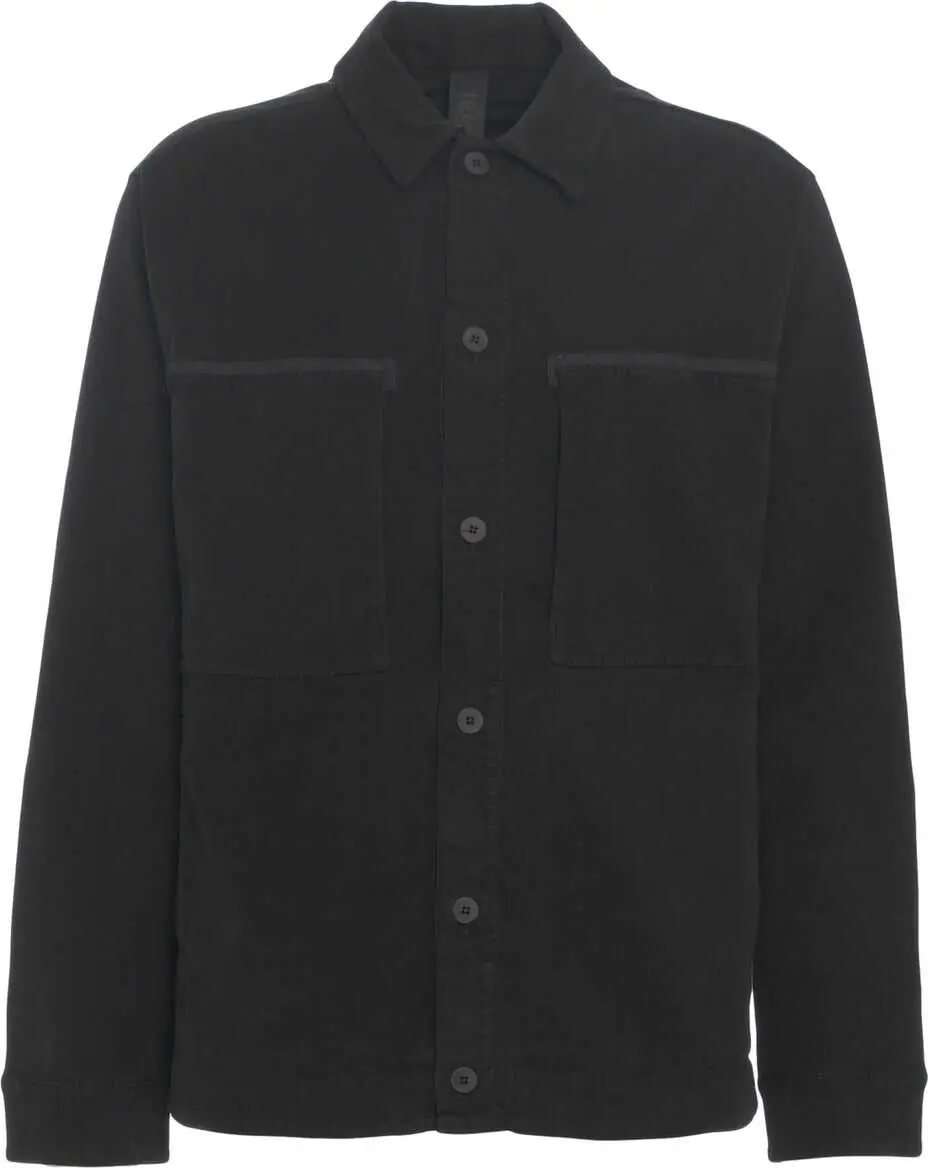 Jachete Transit Overshirt with patch pockets Black Barbati (BM 19029814) 1