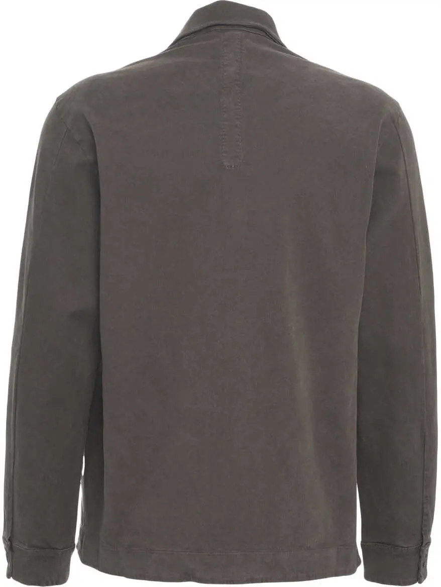Jachete Transit Overshirt with patch pockets Brown Barbati (BM 19029814) 3