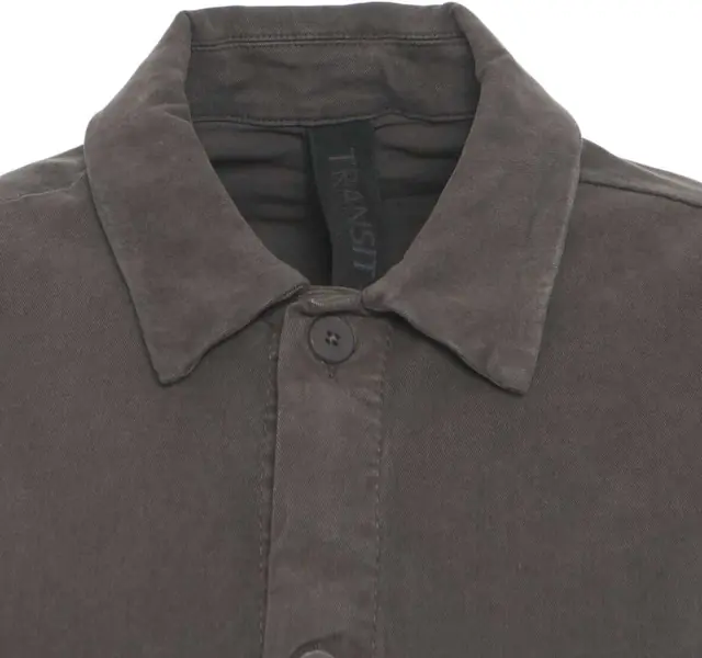 Jachete Transit Overshirt with patch pockets Brown Barbati (BM 19029814) 4