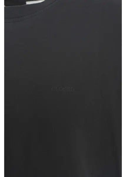 Tricouri CLOSED T-shirt with logo embroidery Black Barbati (BM 19029820) 5