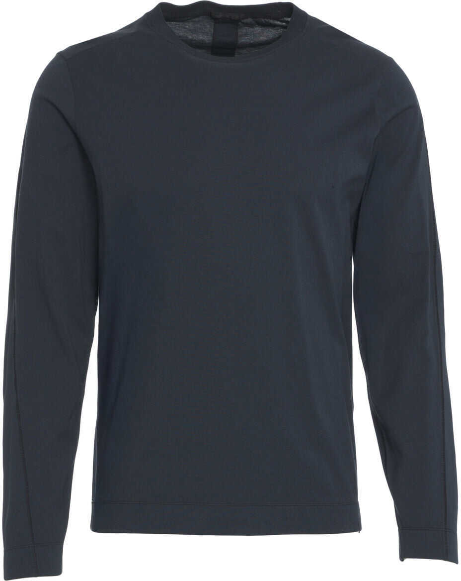 Tricouri Transit Cotton longsleeve shirt Blue Barbati (BM 19029823) 2