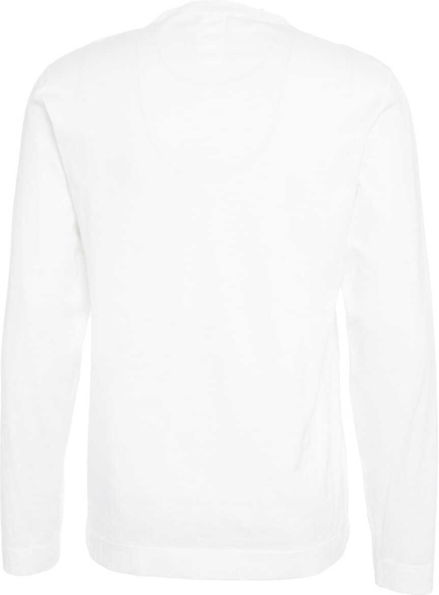 Tricouri Transit Cotton longsleeve shirt White Barbati (BM 19029823) 3