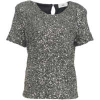 Tricouri T-shirt with sequin application Femei