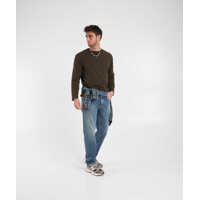 Tricouri CLOSED pentru Barbati - Tricouri CLOSED Long-sleeve t-shirt with stand-up collar Green Barbati (BM 19029832) - B-mall.ro