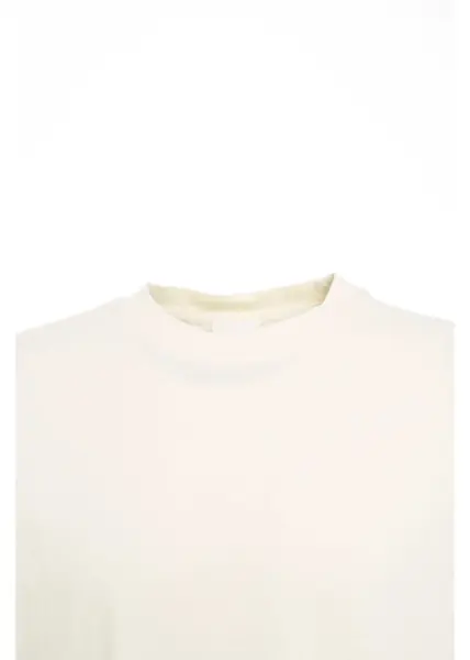 Tricouri CLOSED Long-sleeve t-shirt with stand-up collar White Barbati (BM 19029832) 6