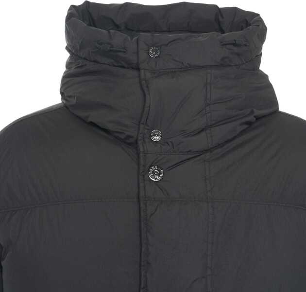 Geci de iarna Stone Island Hooded down jacket Black Barbati (BM 19029835) 4