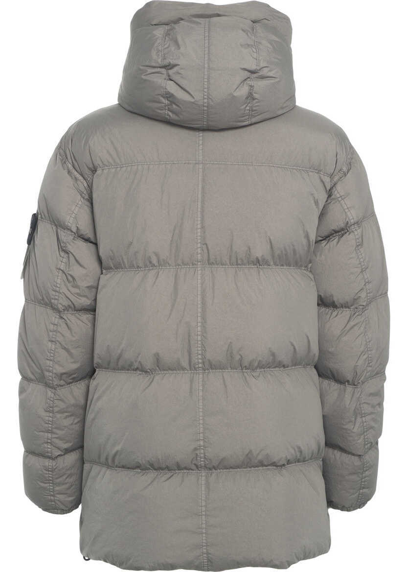 Geci de iarna Stone Island Hooded down jacket Grey Barbati (BM 19029835) 3