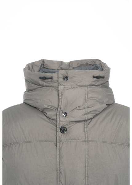 Geci de iarna Stone Island Hooded down jacket Grey Barbati (BM 19029835) 4
