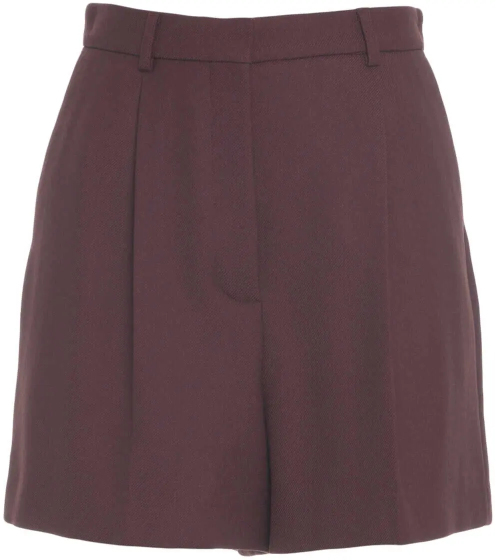 Pantaloni casual Herskind Bermuda shorts with pleats Red Femei (BM 19029844) 1