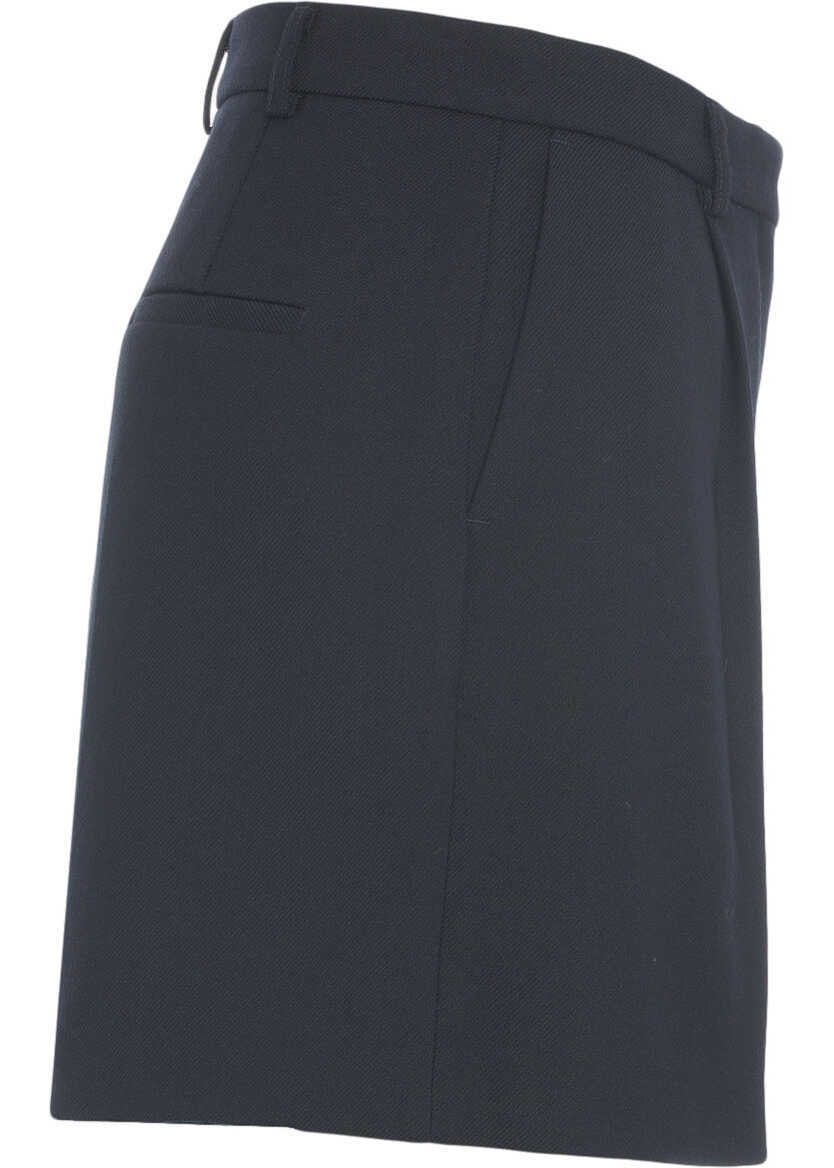 Pantaloni casual Herskind Bermuda shorts with pleats Black Femei (BM 19029844) 3