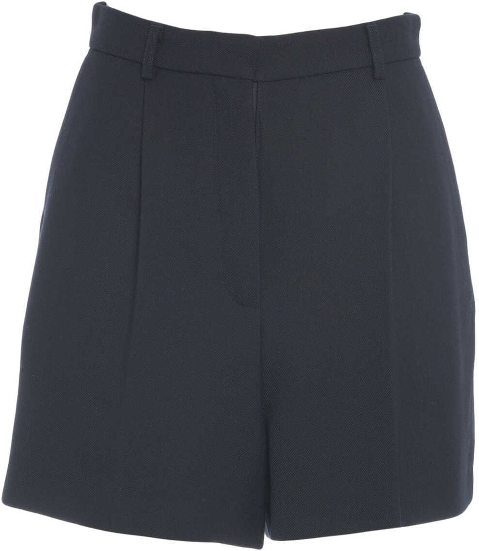 Pantaloni casual Herskind Bermuda shorts with pleats Black Femei (BM 19029844) 1