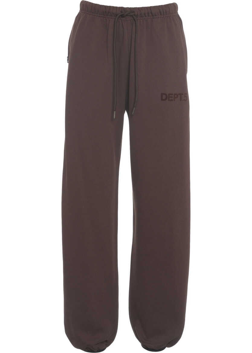 Pantaloni de trening Department Five Joggers with logo detail Brown Femei (BM 19029847) 2