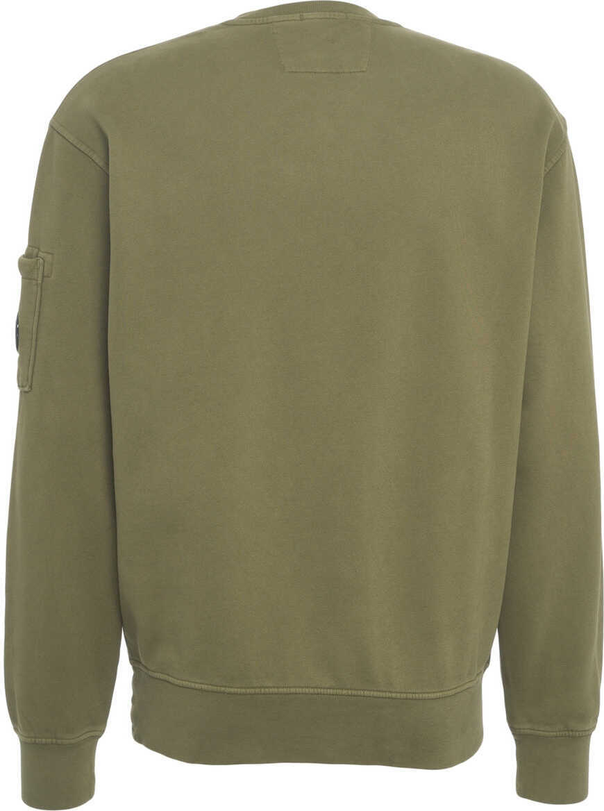 Pulovere casual C.P. Company Sweatshirt with logo detail Olive Barbati (BM 19029859) 3