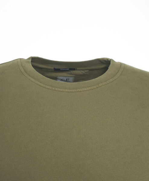 Pulovere casual C.P. Company Sweatshirt with logo detail Olive Barbati (BM 19029859) 4