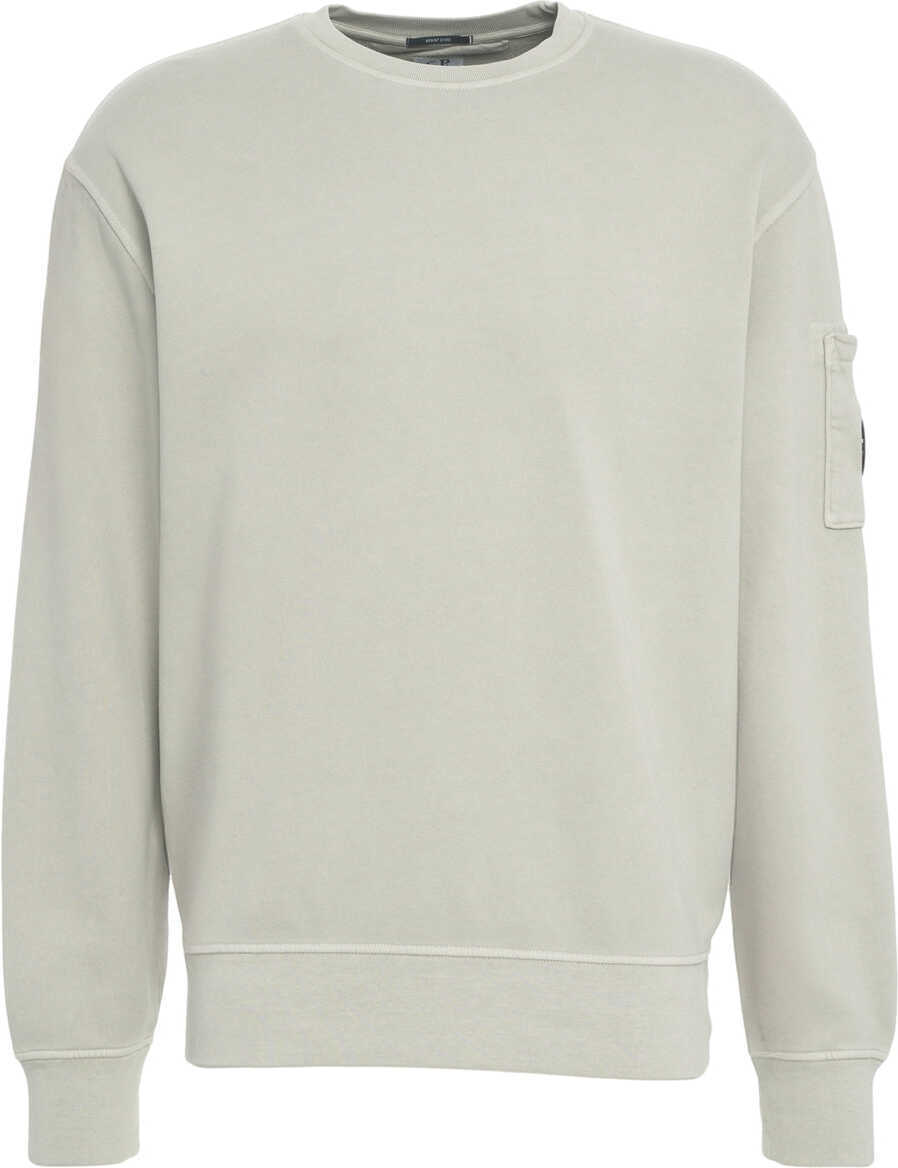 Pulovere casual C.P. Company Sweatshirt with logo detail Grey Barbati (BM 19029859) 2