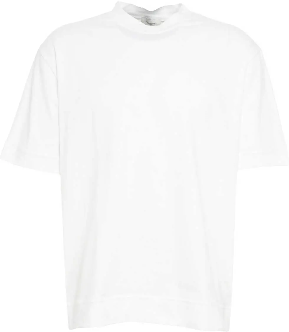 Tricouri Paolo Pecora T-shirt with stand-up collar White Barbati (BM 19029862) 7