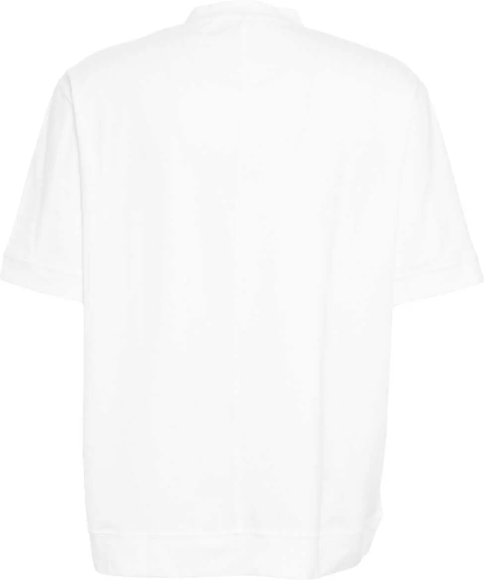 Tricouri Paolo Pecora T-shirt with stand-up collar White Barbati (BM 19029862) 8