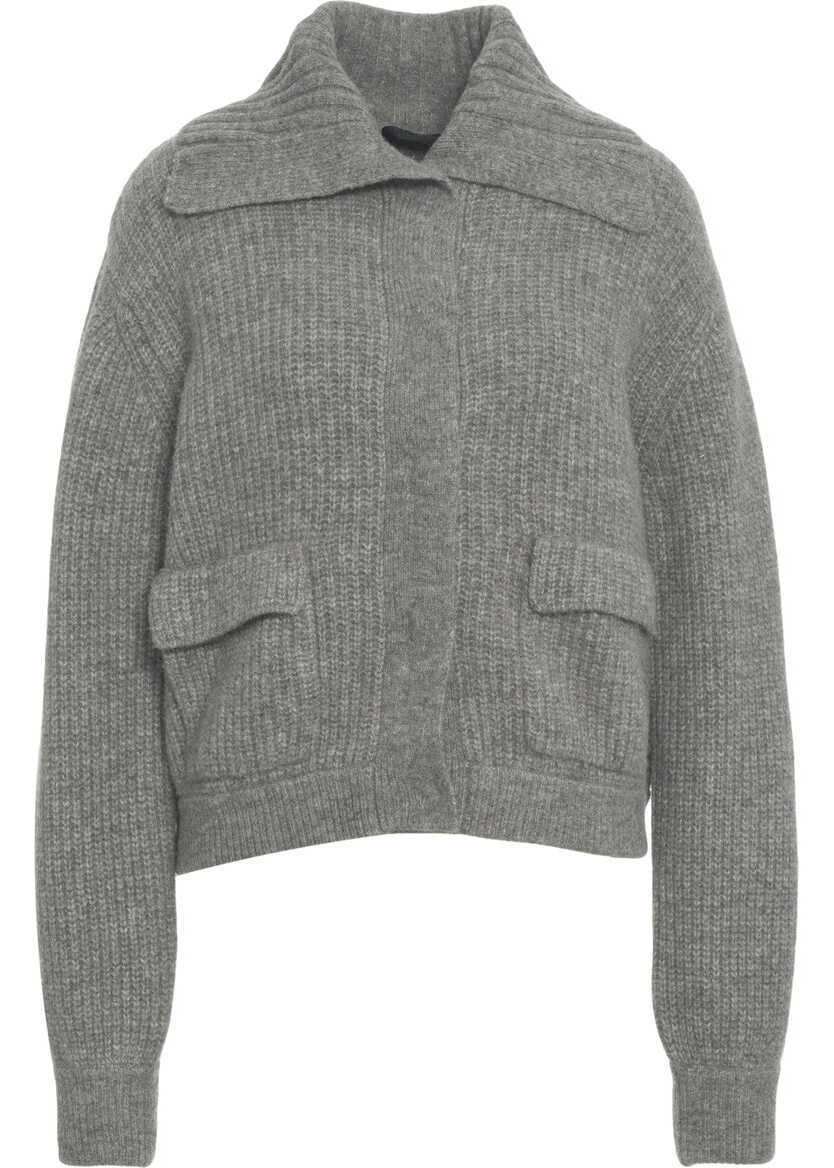 Cardigane Liu Jo Wool blend cardigan Grey Femei (BM 19029865) 2