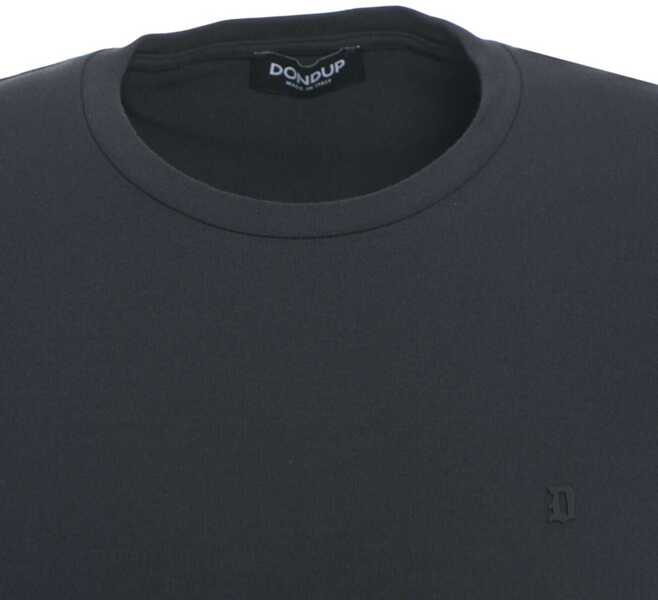 Tricouri Dondup T-shirt with logo embroidery Blue Barbati (BM 19029871) 4