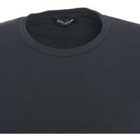 Tricouri Dondup pentru Barbati - Tricouri Dondup T-shirt with logo embroidery Black Barbati (BM 19029871) - B-mall.ro