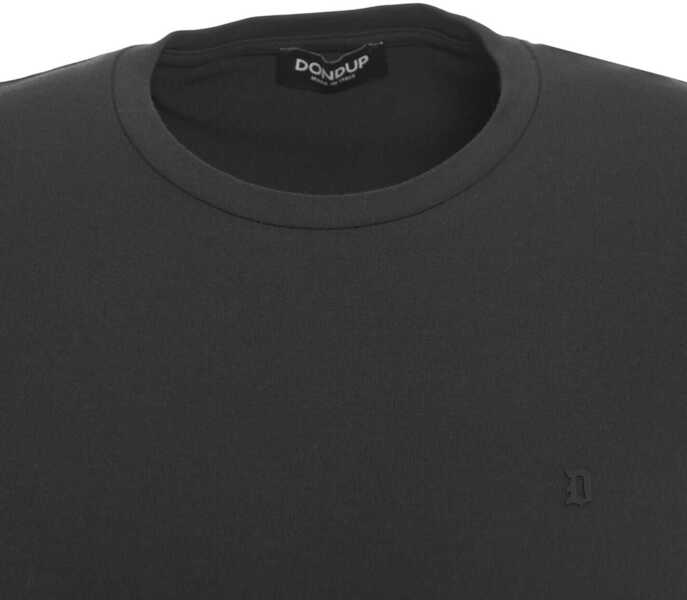 Tricouri Dondup T-shirt with logo embroidery Black Barbati (BM 19029871) 4