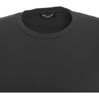 Tricouri Dondup pentru Barbati - Tricouri Dondup T-shirt with logo embroidery Black Barbati (BM 19029871) - B-mall.ro