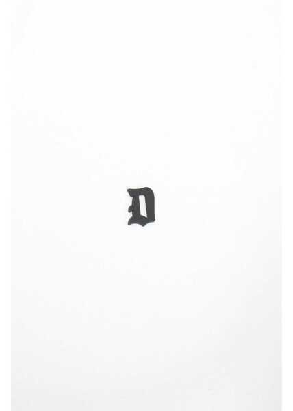 Tricouri Dondup T-shirt with logo embroidery White Barbati (BM 19029871) 6