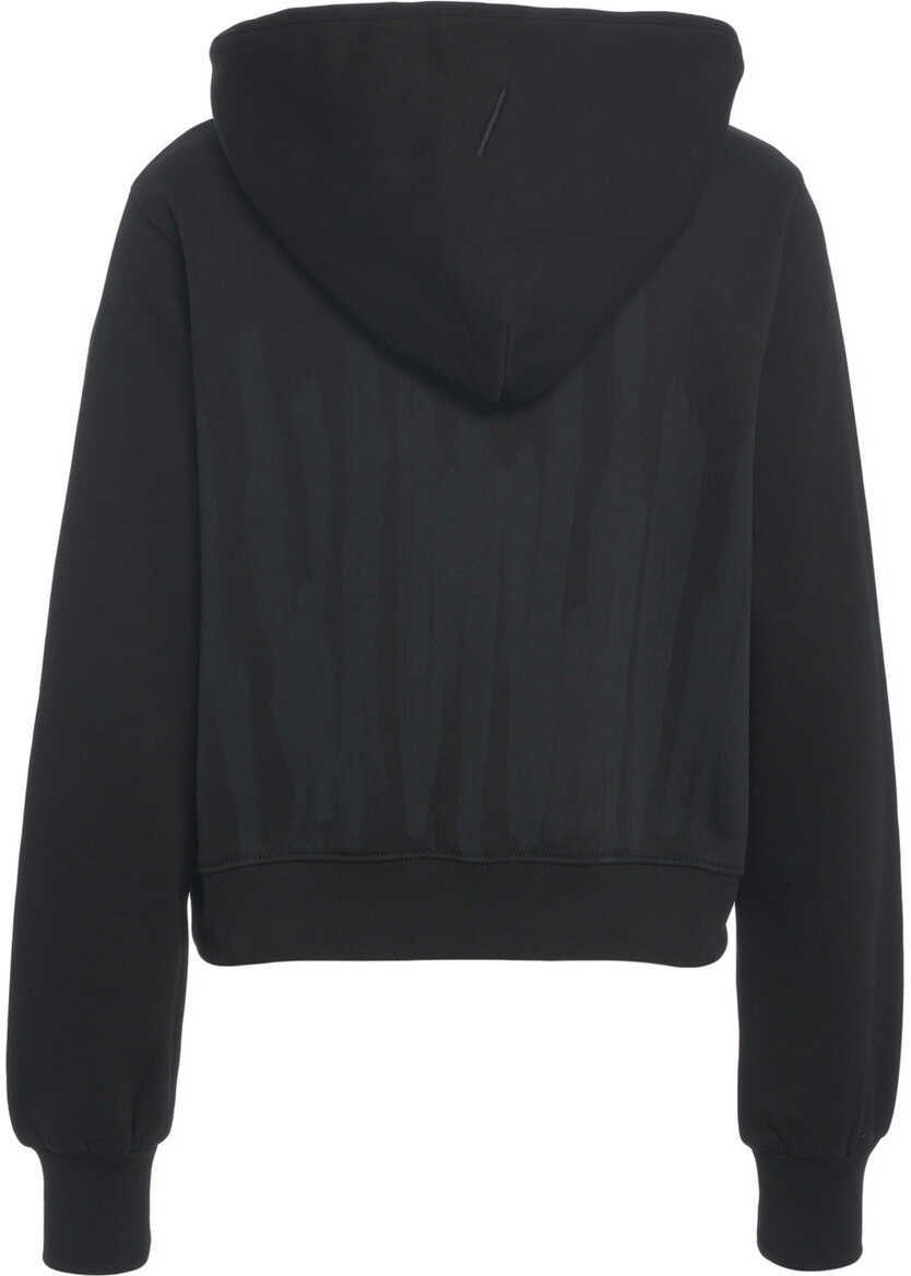 Bluze de trening Thom / Krom Cropped hoodie Black Femei (BM 19029874) 3