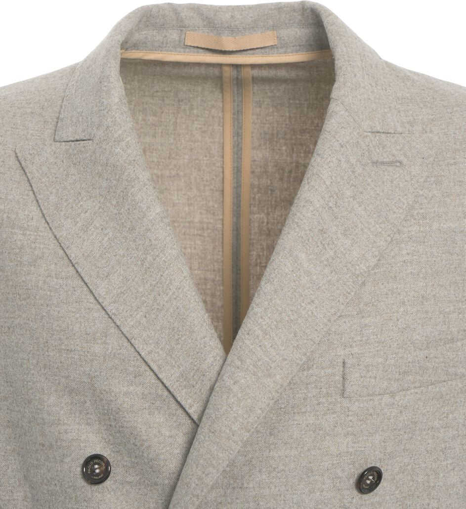 Sacouri Paolo Pecora Double-breasted blazer Grey Barbati (BM 19029877) 5
