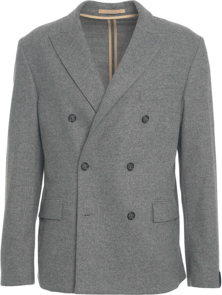 Sacouri Paolo Pecora Double-breasted blazer Grey Barbati (BM 19029877) 2
