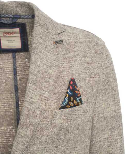 Sacouri BOB Blazer with single-button closure Beige Barbati (BM 19029892) 4