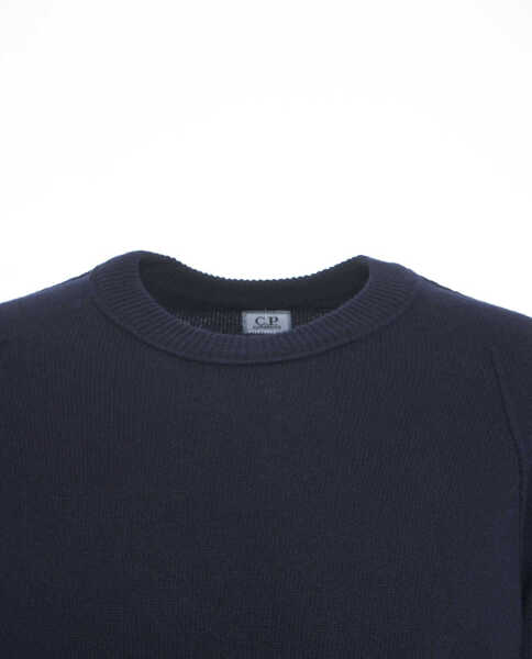 Pulovere C.P. Company Sweater with logo detail Blue Barbati (BM 19029895) 4