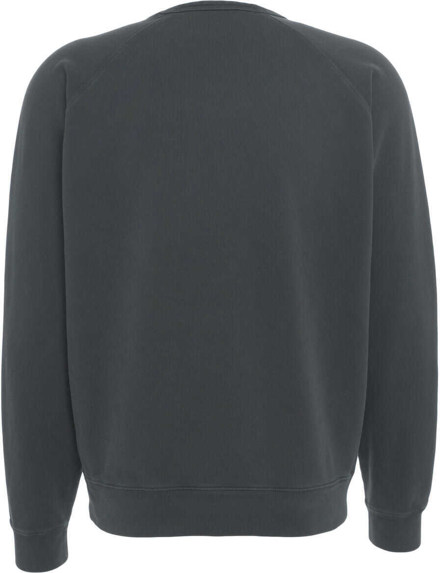 Pulovere casual CLOSED Sweatshirt with logo lettering Black Barbati (BM 19029898) 5