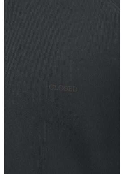 Pulovere casual CLOSED Sweatshirt with logo lettering Black Barbati (BM 19029898) 7