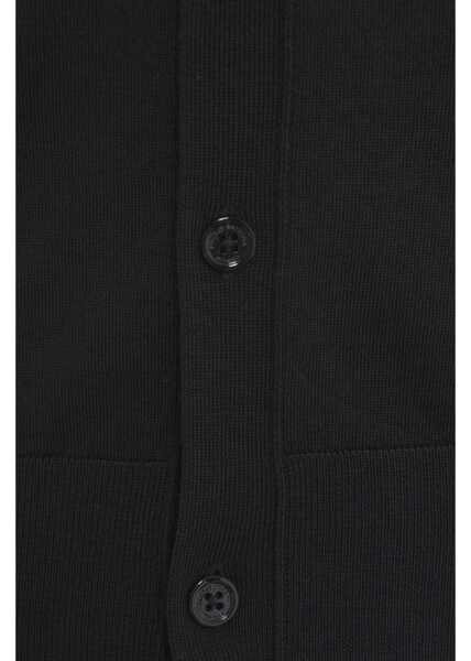 Pulovere casual Paolo Pecora Knit vest Black Barbati (BM 19029901) 5