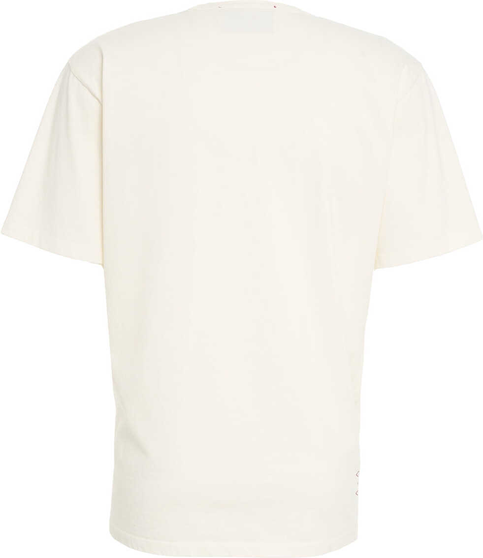 Tricouri AMARANTO T-shirt with print White Barbati (BM 19029904) 4