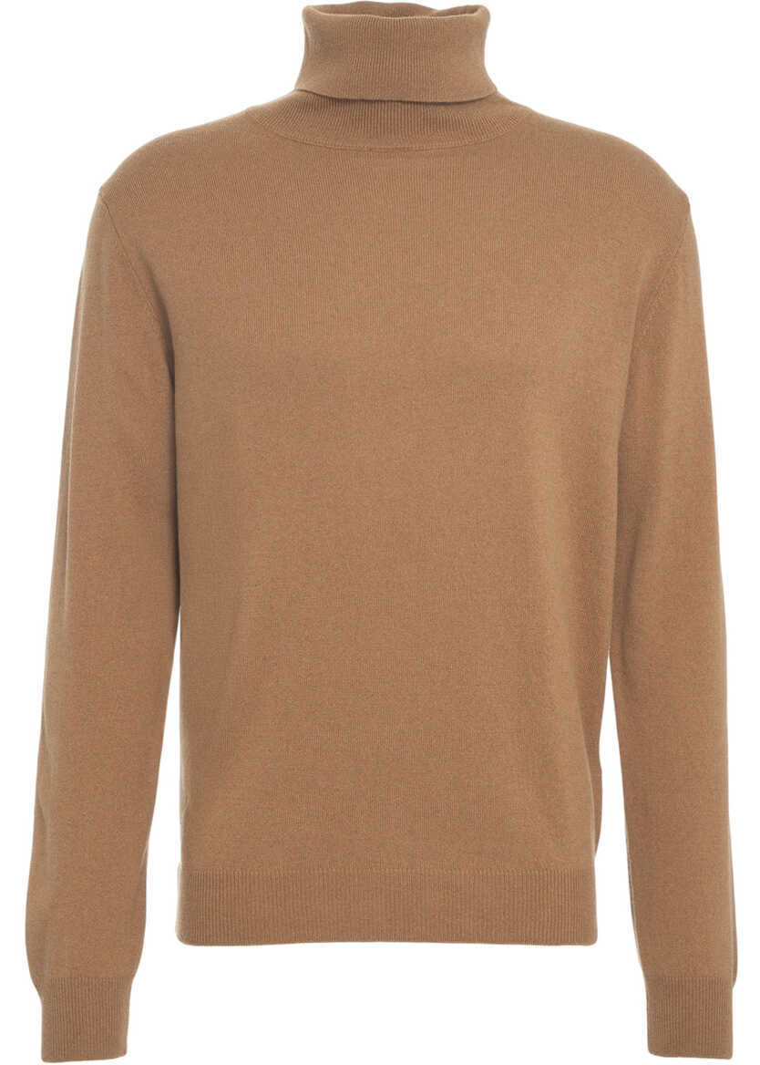 Pulovere Dondup Wool blend turtleneck sweater Brown Barbati (BM 19029925) 2