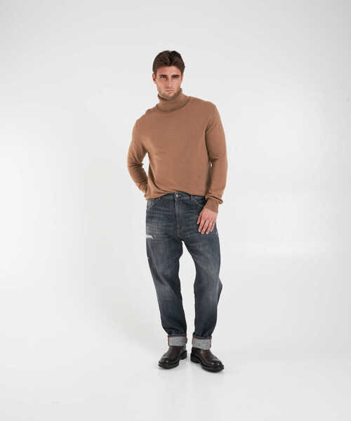 Pulovere Dondup Wool blend turtleneck sweater Brown Barbati (BM 19029925) 4