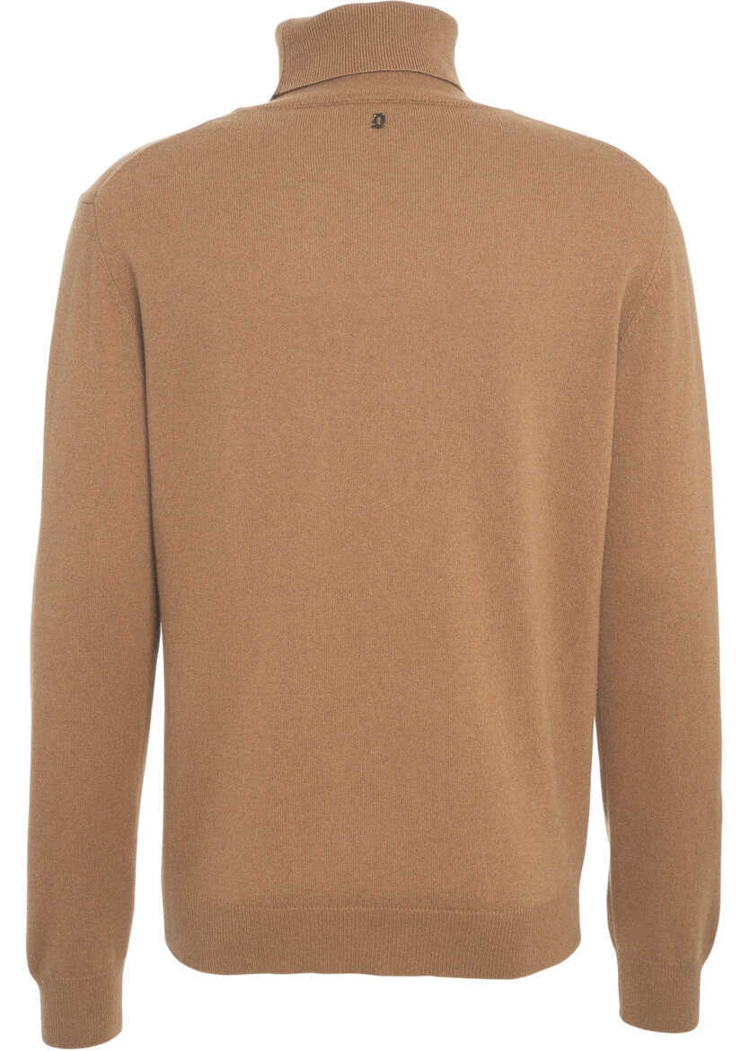 Pulovere Dondup Wool blend turtleneck sweater Brown Barbati (BM 19029925) 5