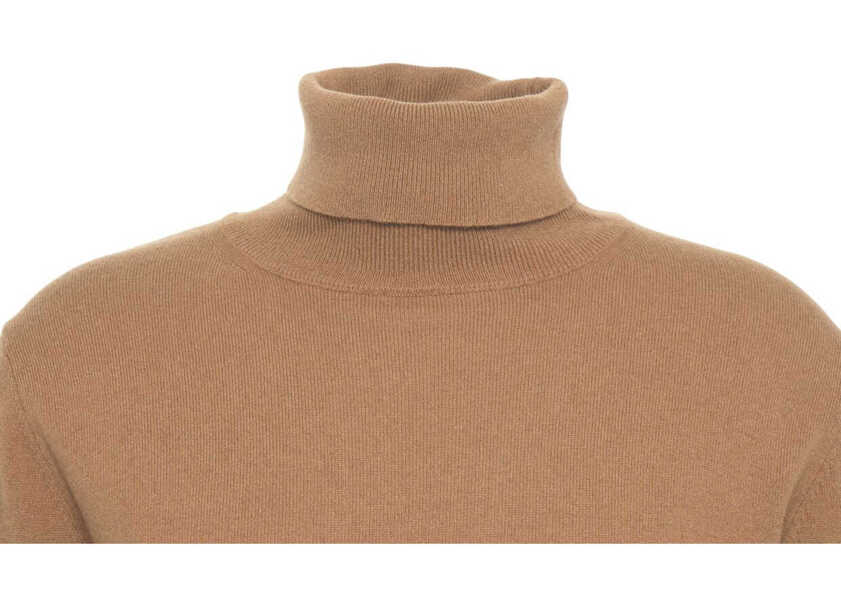 Pulovere Dondup Wool blend turtleneck sweater Brown Barbati (BM 19029925) 6