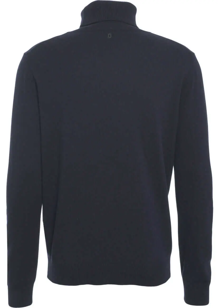 Pulovere Dondup Wool blend turtleneck sweater Blue Barbati (BM 19029925) 4