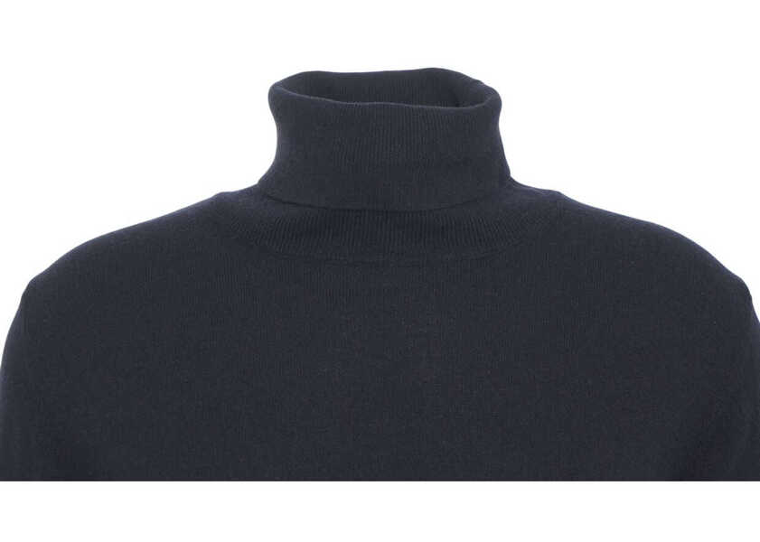 Pulovere Dondup Wool blend turtleneck sweater Blue Barbati (BM 19029925) 5