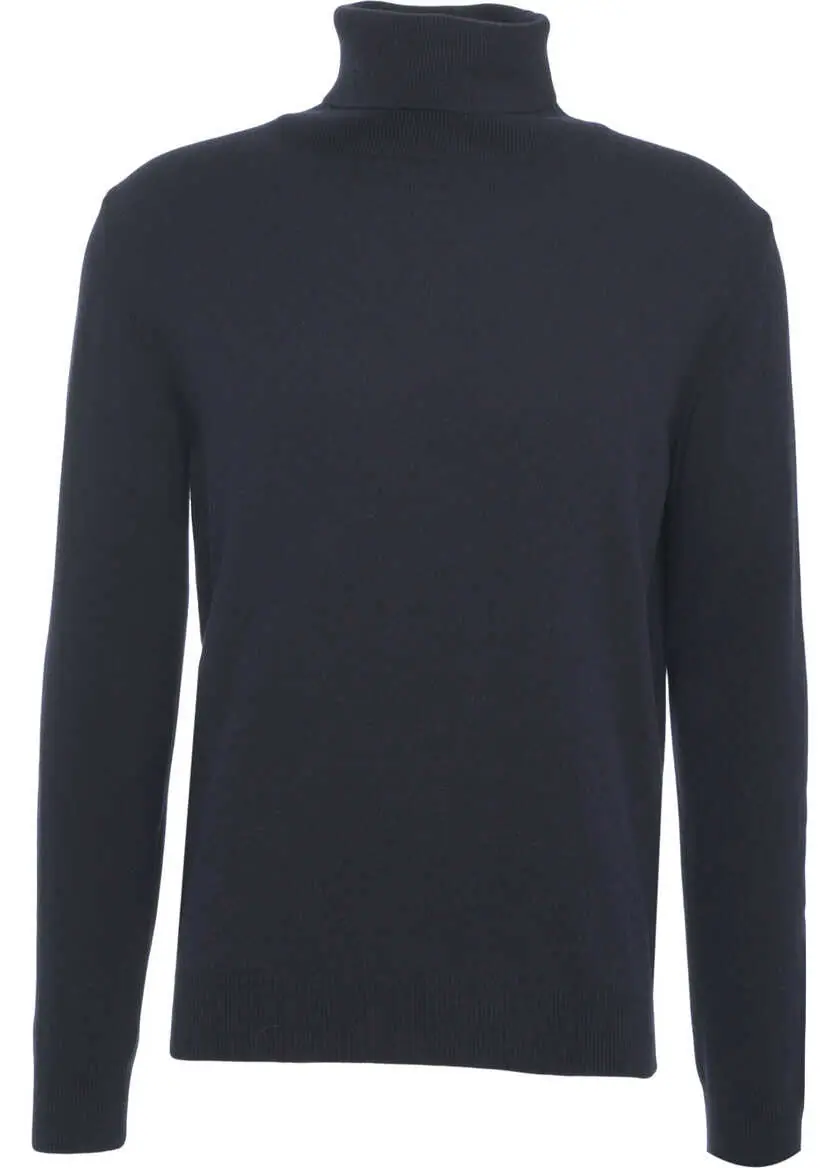 Pulovere Dondup Wool blend turtleneck sweater Blue Barbati (BM 19029925) 1