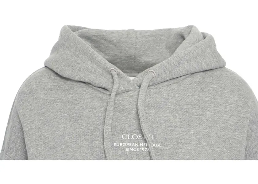 Bluze de trening CLOSED Hoodie with logo detail Grey Femei (BM 19029928) 4