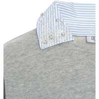 Pulovere Dama - Cardigane Liu Jo Sweatshirt with shirt collar Grey Femei (BM 19029931) - B-mall.ro